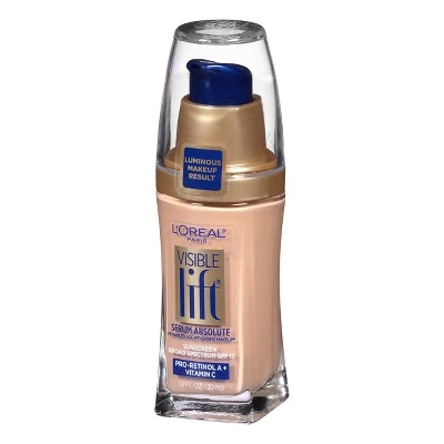 L'Oreal Paris Visible Lift Serum Absolute Age Reversing Lightweight Foundation Makeup with SPF 17