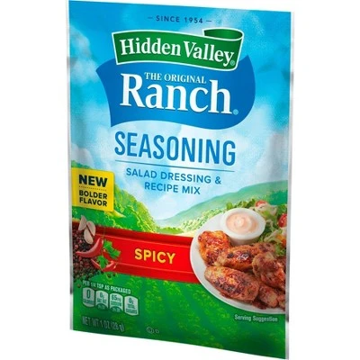 Hidden Valley Spicy Ranch Salad Dressing & Seasoning Mix  1oz