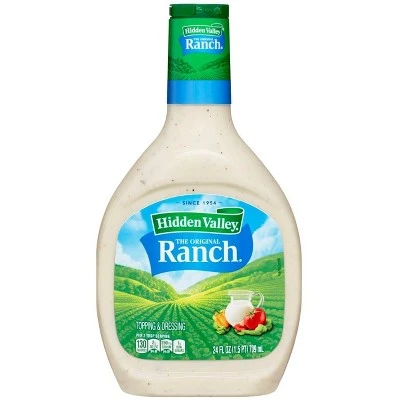 Hidden Valley Original Ranch Salad Dressing & Topping Gluten Free 24oz Bottle