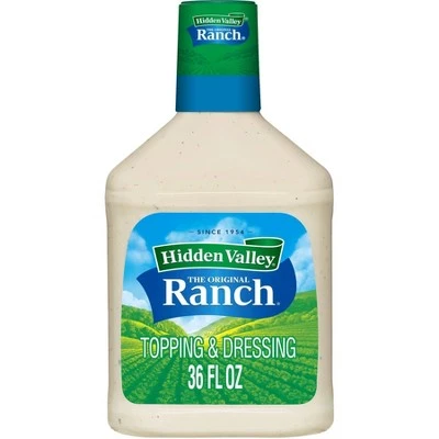 Hidden Valley Original Ranch Salad Dressing & Topping  Gluten Free  36oz Bottle