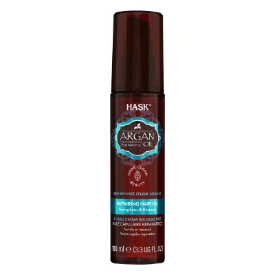 Hask Argan Oil Repairing Shine Hair Oil  3.3 fl oz