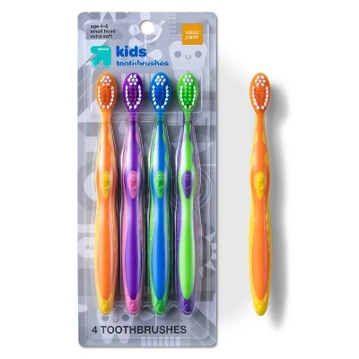 Youth Soft Toothbrushes  4pk  Up&Up™