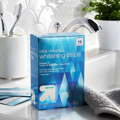 Ultra Vibrant Whitening Strips 12 Day Treatment  Up&Up™