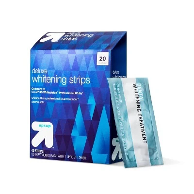 Deluxe Whitening Strips 20 Day Treatment 40ct Up&Up™