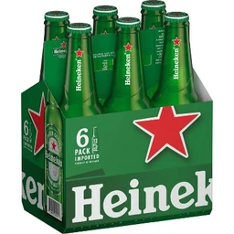 Heineken Heineken Imported Premium Lager Beer  6pk/12 fl oz Bottles