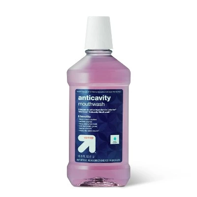 Anticavity Fluoride Mouth Rinse  Eucalyptus Mint  1L  Up&Up™