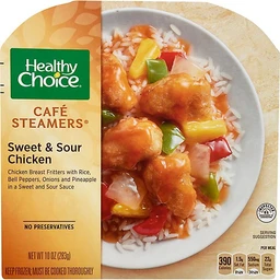  Healthy Choice Cafe Steamers Sweet & Sour Chicken Meal
