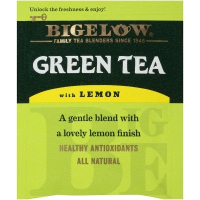 Bigelow Green Tea Bags with Lemon  20ct