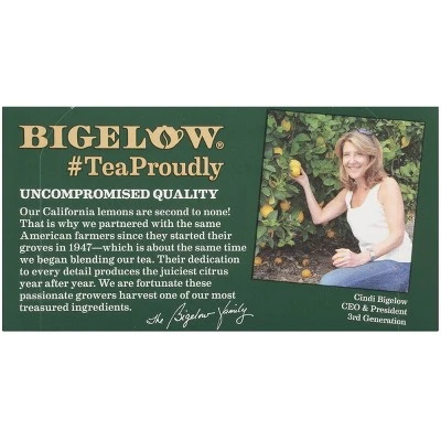 Bigelow Green Tea Bags with Lemon  20ct