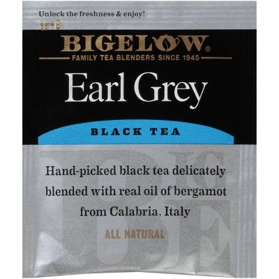 Bigelow Earl Gray Black Tea Bags  20ct