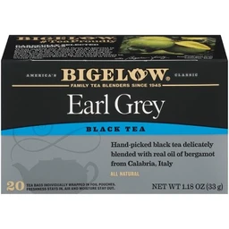 Bigelow Bigelow Earl Gray Black Tea Bags  20ct