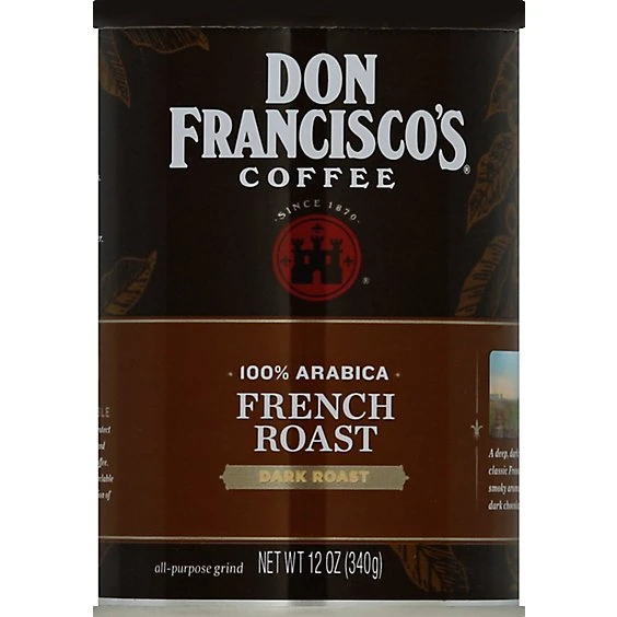 Don Francisco's French Bold Dark Roast Ground Coffee  12oz