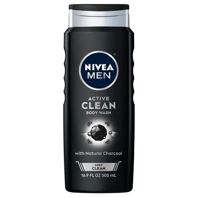 NIVEA Men Active Clean Body Wash  16.9oz