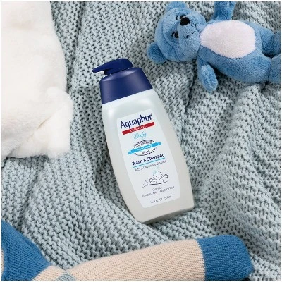 Aquaphor Baby Wash & Shampoo Tear free & Mild for Sensitive Skin 16.9 fl oz