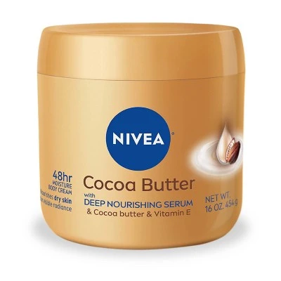 NIVEA Cocoa Butter Body Cream For Dry Skin  15.5oz