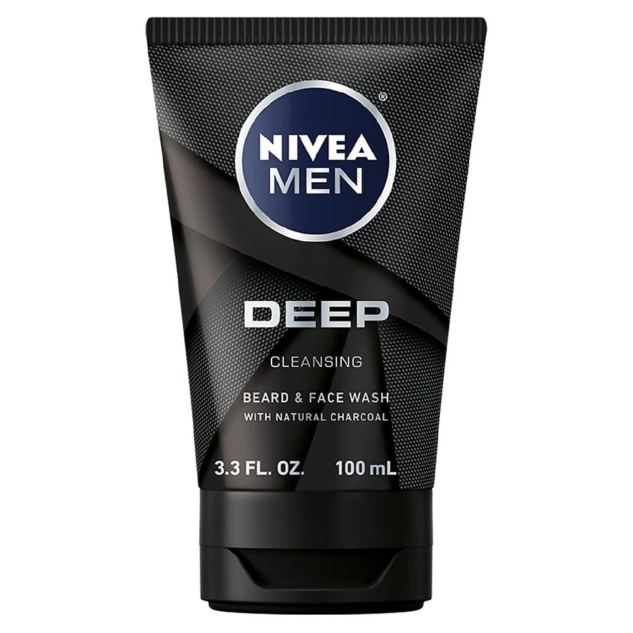 Nivea Men Deep Cleansing Beard & Face Wash  3.3 fl oz