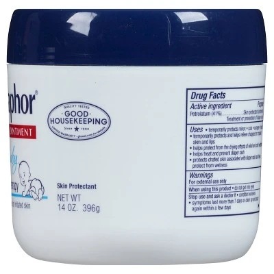 Aquaphor Baby Healing Ointment  Advanced Therapy to Help Heal Diaper Rash & Chapped Skin  14oz. Jar