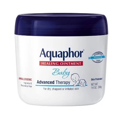 Aquaphor Baby Healing Ointment  Advanced Therapy to Help Heal Diaper Rash & Chapped Skin  14oz. Jar