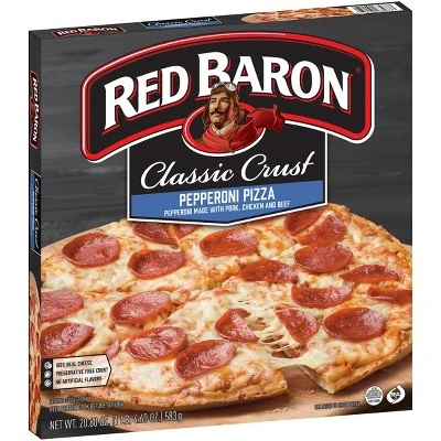 Red Baron Classic Pepperoni Frozen Pizza  20.6oz