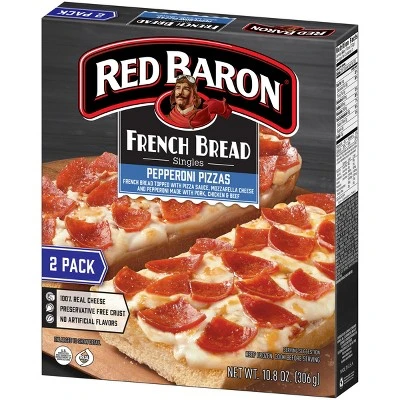 Red Baron French Bread Pepperoni Frozen Pizza  10.8oz