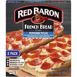 Red Baron Red Baron French Bread Pepperoni Frozen Pizza  10.8oz
