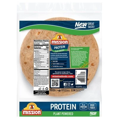 Mission Protein Tortilla Wraps 9oz/6ct