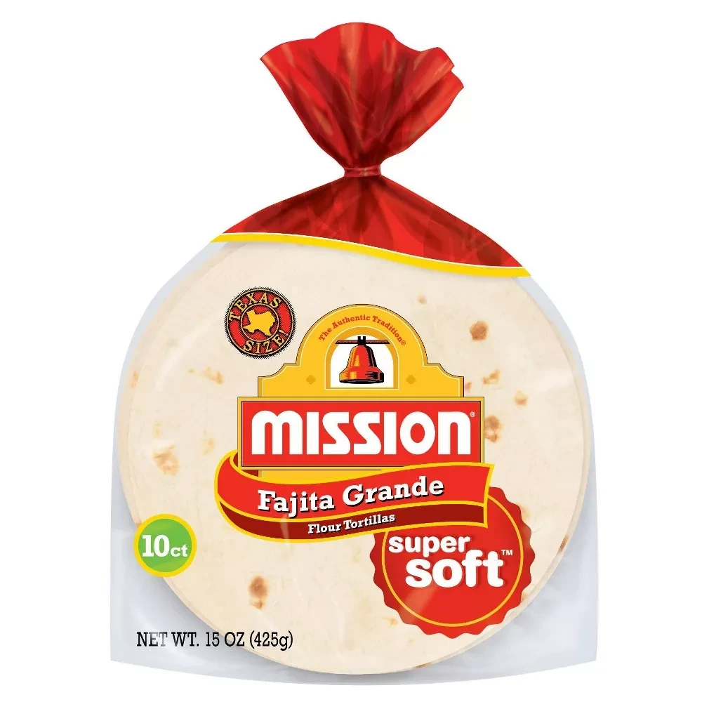 Mission Flour Fajita Grande Tortilla  10ct