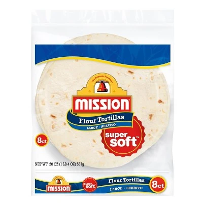 Mission Burrito Flour Tortillas  8ct