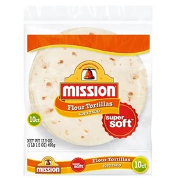 Mission Mission Medium Soft Taco Flour Tortillas  17.5oz/10ct
