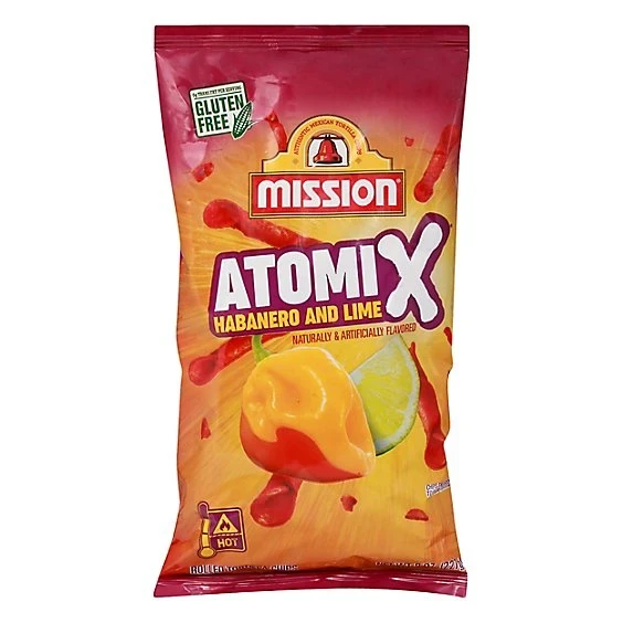 Mission AtomiX Chips Habanero & Lime  8oz