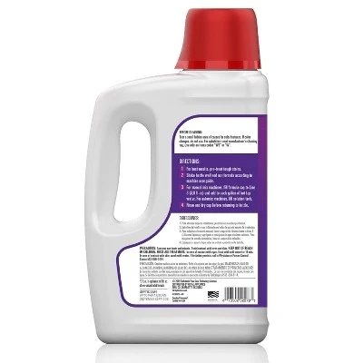 Hoover Paws & Claws Deep Cleaning Carpet Cleaner Shampoo with Stainguard Solution for Pets 64oz