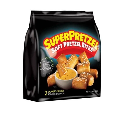 SuperPretzel Frozen Pretzel Bites with Jalapeno Cheese 18oz
