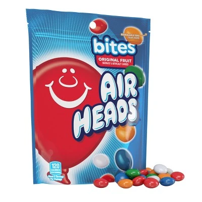 Airheads Bites Fruit Flavored Candy  9oz