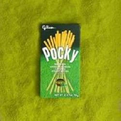 Glico Pocky Matcha Green Tea Cream Covered Biscuit Sticks  2.47oz