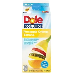 Dole Juice Dole 100% Juice Flavored Blend of Apple, Pineapple, Orange & Banana Juices From Concentrate, Pineap