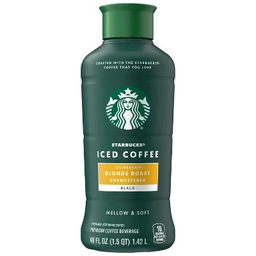 Starbucks Discoveries Starbucks Unsweetened Blonde Roast Iced Coffee  48 fl oz