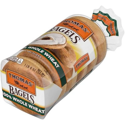 Thomas 100% Whole Wheat Bagels