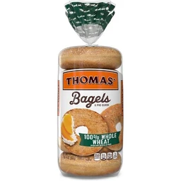 Thomas Thomas 100% Whole Wheat Bagels