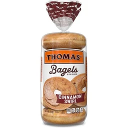 Thomas Thomas' Cinnamon Swirl Bagels  18oz