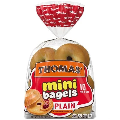Thomas' Plain Mini Bagels  15oz