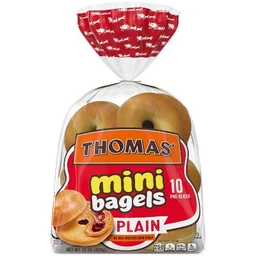 Thomas Thomas' Plain Mini Bagels  15oz