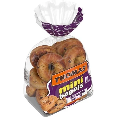 Thomas' Cinnamon Raisin Mini Bagels  18oz