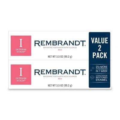 Rembrandt Intense Stain Whitening Toothpaste Mint
