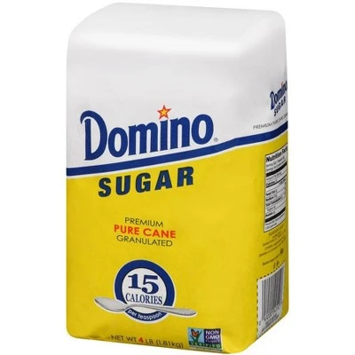 Domino Premium Pure Cane Granulated Sugar 4 lb