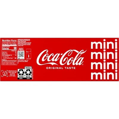 Coca Cola  10pk/7.5 fl oz Mini Cans