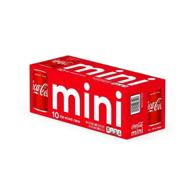 Coca Cola  10pk/7.5 fl oz Mini Cans