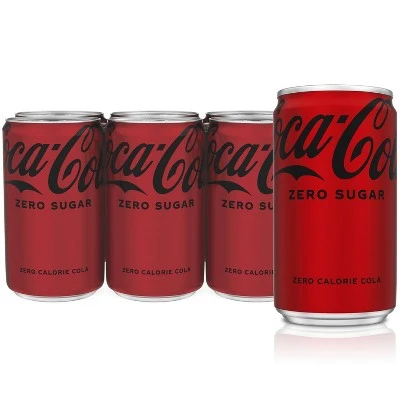 Coca Cola Zero Sugar  6pk/7.5 fl oz Mini Cans