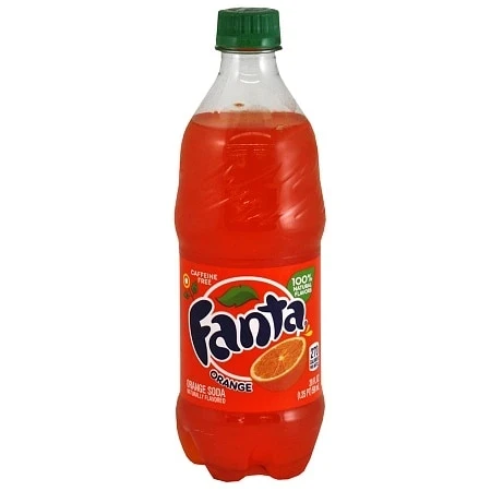 Fanta Caffeine Free Orange Soda, Orange