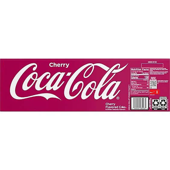 Coca Cola Cherry Flavored Soda, Cherry