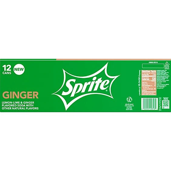 Sprite Lemon Lime & Ginger Flavored Soda, Ginger